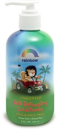 Rainbow Research, Kids Detangling Conditioner, Fragrance Free, 8 fl oz, (240 ml) ,حمام، الجمال، مكيفات الهواء، مكيفات الهواء