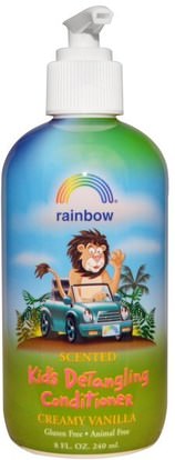Rainbow Research, Kids Detangling Conditioner, Scented, Creamy Vanilla, 8 fl oz (240 ml) ,حمام، الجمال، مكيفات الهواء، مكيفات الهواء