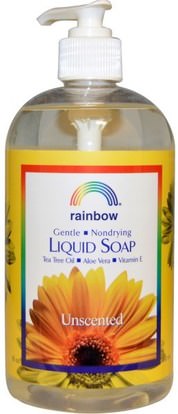 Rainbow Research, Liquid Soap, Unscented, 16 oz (480 ml) ,حمام، الجمال، الصابون