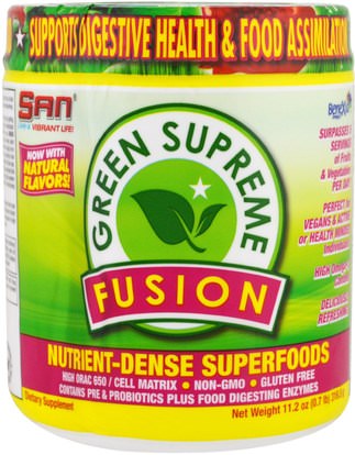 Raw Fusion, Green Supreme Fusion, 11.2 oz (316.5 g) ,المكملات الغذائية، سوبرفوودس