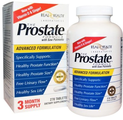 Real Health, The Prostate Formula, 270 Tablets ,الصحة، الرجال، البروستاتا