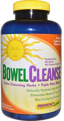 Renew Life, Bowel Cleanse, 150 Veggie Caps ,الصحة، السموم