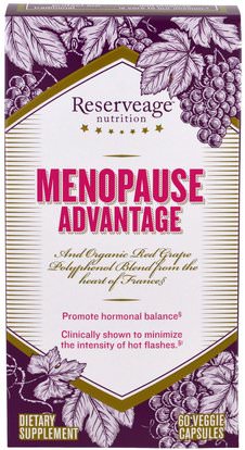 ReserveAge Nutrition, Menopause Advantage, 60 Veggie Capsules ,الصحة، المرأة