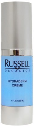 Russell Organics, Hydraderm Creme, 1 fl oz (30 ml) ,الجمال، العناية بالوجه، الكريمات المستحضرات، الأمصال