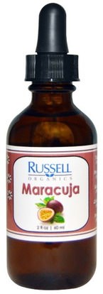 Russell Organics, Maracuja Oil, 2 fl oz (60 ml) ,الصحة، مصل الجلد