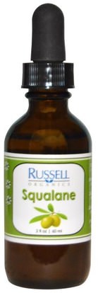 Russell Organics, Squalane, 2 fl oz (60 ml) ,الصحة، مصل الجلد