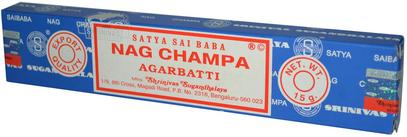 Sai Baba, Satya, Nag Champa Agarbatti Incense, 10 Sticks, (15 g) ,حمام، الجمال، الروائح الزيوت الأساسية، البخور