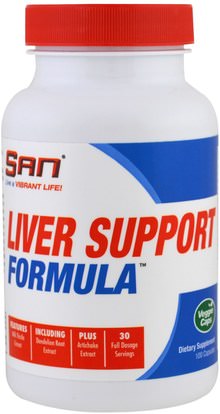 SAN Nutrition, Liver Support Formula, 100 Veggie Caps ,والصحة، ودعم الكبد