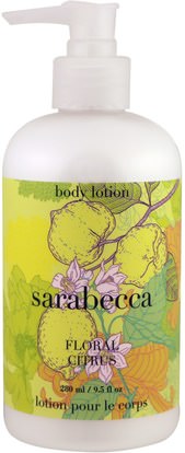 Sarabecca, Body Lotion, Floral Citrus, 9.5 fl oz (280 ml) ,الصحة، الجلد، غسول الجسم