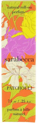 Sarabecca, Natural Roll-On Perfume, Patchouli.25 fl oz (7.5 ml) ,حمام، الجمال