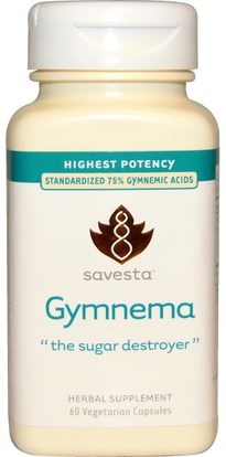 Savesta, Gymnema, 60 Veggie Caps ,الأعشاب، الجمنازيوم