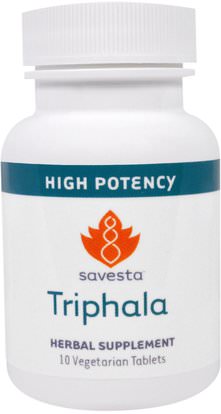 Savesta, Triphala, 10 Vegetarian Tablets ,تريفالا، الصحة، سافستا