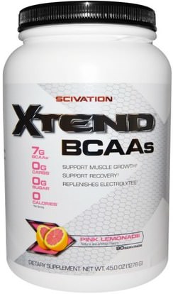 Scivation, Xtend, Intra-Workout Catalyst, Pink Lemonade, 45.0 oz (1278 g) ,الرياضة، تجريب، الرياضة