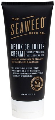 Seaweed Bath Co., Detox Cellulite Cream, For Visibly Smoother, Tighter-Looking Skin, 6 fl oz (177 ml) ,حمام، الجمال، غسول الجسم، إلتحم، السيلوليت