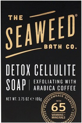 Seaweed Bath Co., Detox Cellulite Soap, 3.75 oz (106 g) ,حمام، الجمال، الصابون