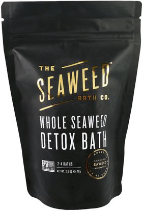 Seaweed Bath Co., Whole Seaweed Detox Bath, 2.5 oz (70 g) ,حمام، الجمال، أملاح الاستحمام