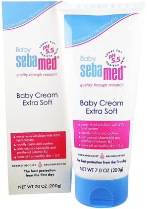 Sebamed USA, Baby Cream Extra Soft, 7 oz (200 g) ,حمام، الجمال، غسول الجسم، إمرأة، لوسيون