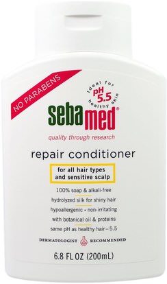 Sebamed USA, Repair Conditioner, 6.8 fl oz (200 ml) ,حمام، الجمال، الشعر، فروة الرأس، الشامبو، مكيف، مكيفات