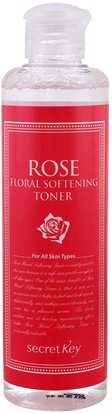 Secret Key, Rose Floral Softening Toner, 248 ml ,الجمال، العناية بالوجه