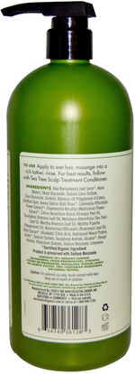 Herb-sa Avalon Organics, Shampoo, Scalp Treatment, Tea Tree, 32 fl oz (946 ml)