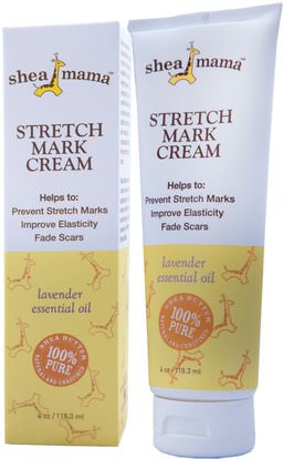 Shea Baby Shea Mama, Stretch Mark Cream, 4 oz (118.3 ml) ,الصحة، الجلد