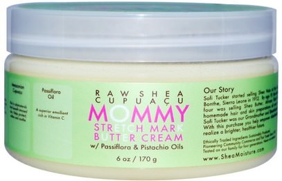 Shea Moisture, Mommy, Stretch Mark Butter Cream, 6 oz (170 g) ,والصحة، والجلد، وتمتد علامات ندبات