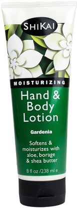 Shikai, Hand & Body Lotion, Gardenia, 8 fl oz (238 ml) ,الصحة، الجلد، غسول الجسم