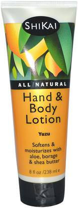 Shikai, Hand & Body Lotion, Yuzu, 8 fl oz (238 ml) ,الصحة، الجلد، غسول الجسم