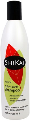 Shikai, Natural Color Care Shampoo, 12 fl oz (355 ml) ,حمام، الجمال، دقة بالغة، فروة الرأس، الشامبو