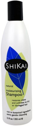 Shikai, Natural, Moisturizing Shampoo, 12 fl oz (355 ml) ,حمام، الجمال، دقة بالغة، فروة الرأس، الشامبو