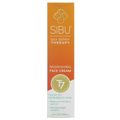 Sibu Beauty, Sea Buckthorn Nourishing Facial Cream, 1 fl oz (30 ml) ,حمام، الجمال، البحر النبق الجمال، العناية بالوجه، بشرة