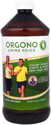 Silicium Laboratories LLC, Orgono Living Silica, 33.85 fl oz (1 l) ,المكملات الغذائية، المعادن، السيليكا (السيليكون)