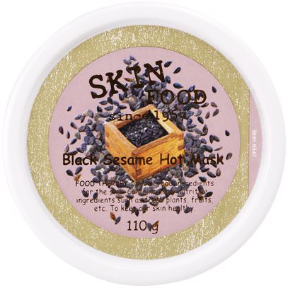Skinfood, Black Sesame Hot Mask, 110 g ,الجمال، أقنعة الوجه