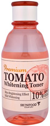Skinfood, Premium Tomato Whitening Toner, 180 ml ,حمام، الجمال، أحبار الوجه