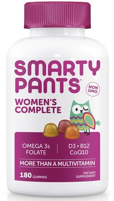 SmartyPants, Womens Complete, 180 Gummies ,الفيتامينات، الفيتامينات المتعددة، غوميس الفيتامينات، النساء الفيتامينات المتعددة