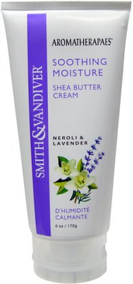 Smith & Vandiver, Aromatherapaes, Shea Butter Cream, Neroli & Lavender, 6 oz (170 g) ,حمام، الجمال، زبدة الشيا