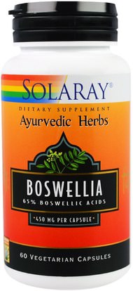 Solaray, Boswellia, 450 mg, 60 Veggie Caps ,الصحة، المرأة، بوزويليا
