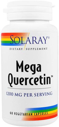 Solaray, Mega Quercetin, 1200 mg, 60 Veggie Caps ,المكملات الغذائية، كيرسيتين