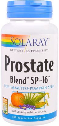 Solaray, Prostate Blend SP-16, 100 Veggie Caps ,الصحة، الرجال، البروستاتا