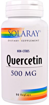 Solaray, Quercetin, 500 mg, 90 Veggie Caps ,المكملات الغذائية، كيرسيتين