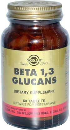 Solgar, Beta Glucans, 60 Tablets ,المكملات الغذائية، بيتا جلوكان