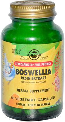Solgar, Boswellia Resin Extract, 60 Vegetable Capsules ,الصحة، المرأة، بوزويليا