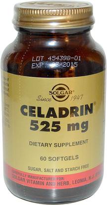 Solgar, Celadrin, 525 mg, 60 Softgels ,الصحة، التهاب، سيلادرين