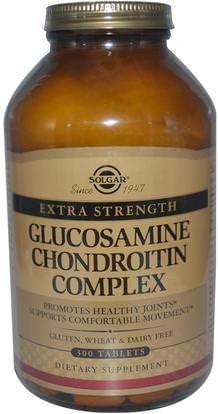 Solgar, Glucosamine Chondroitin Complex, Extra Strength, 300 Tablets ,المكملات الغذائية، شوندروتن الجلوكوزامين