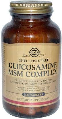 Solgar, Glucosamine MSM Complex, 120 Tablets ,المكملات الغذائية، الجلوكوزامين
