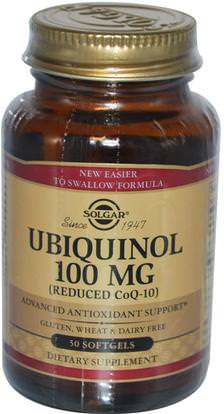 Solgar, Ubiquinol (Reduced CoQ10), 100 mg, 50 Softgels ,Herb-sa