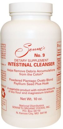 Sonnes, No. 9, Intestinal Cleanser, 10 oz ,الصحة، السموم