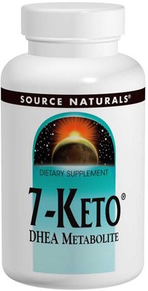 Source Naturals, 7-Keto, DHEA Metabolite, 50 mg, 60 Tablets ,المكملات الغذائية، 7-كيتو، ديا