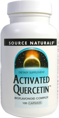 Source Naturals, Activated Quercetin, 100 Capsules ,المكملات الغذائية، كيرسيتين