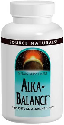 Source Naturals, Alka-Balance, 120 Tablets ,الصحة، ف التوازن القلوية